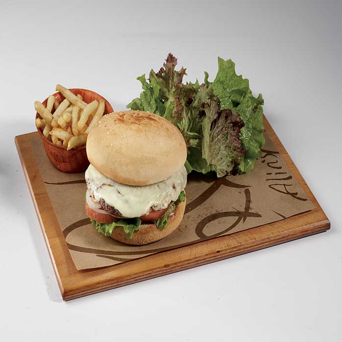 EV YAPIMI CHEESE BURGER